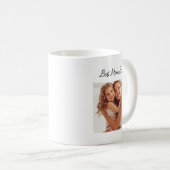 Moderne individuelle Weihnachten mit Foto & Text Kaffeetasse (VorderseiteRechts)