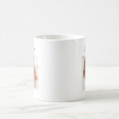 Moderne individuelle Weihnachten mit Foto & Text Kaffeetasse (Mittel)
