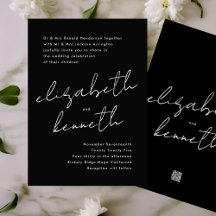 Moderne Individuellen Namen Tuxedo Gold Wedding