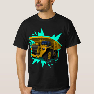 Moderne industrielle Mining-Muldenkipper-Straßenbe T-Shirt