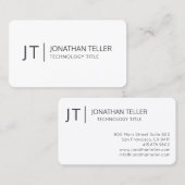 Moderne Informationstechnologie Beruflich Visitenkarte (Vorne/Hinten)