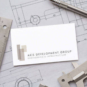 Moderne Ingenieurgesellschaft Minimalistisch Visitenkarte