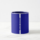 Moderne Initialen & Name | Bestes Monogramm in Nav Tasse (Zentrum)