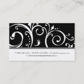 Moderne Innenarchitekt-Visitenkarte Visitenkarte (Rückseite)