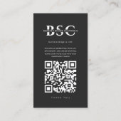 Moderne Innenarchitektin Instagram Grid Visitenkarte (Rückseite)