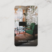 Moderne Innenarchitektur Designer Social Media Visitenkarte (Vorderseite)