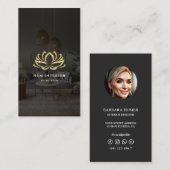 Moderne Innenarchitektur Lotus Visitenkarte (Vorne/Hinten)