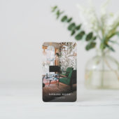 Moderne Innenarchitektur Visitenkarte (Stehend Vorderseite)