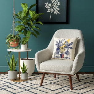 Moderne Innenraumanlage Kissen