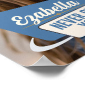 Moderne Inspirierende Fotogeschenke Poster (Ecke)
