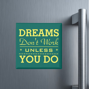 Moderne Inspirierende Typografie-Zitate Magnet
