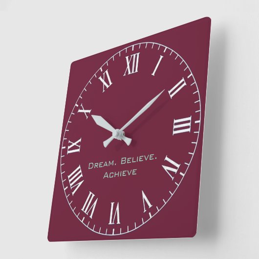 Moderne Inspirierende Wanduhr (Winkel)