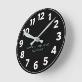 Moderne Inspirierende Wanduhr (Winkel)