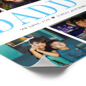 Moderne Instagram Square Foto Collage | 9 FOTOS Poster (Ecke)