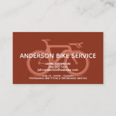 Moderne Instandhaltung von Sportfahrrädern Gecoach Visitenkarte (Vorderseite)