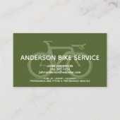 Moderne Instandhaltung von Sportfahrrädern Gecoach Visitenkarte (Vorderseite)