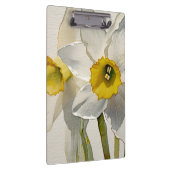 Moderne Iris-Aquarell-Blumen Klemmbrett (Rechts)