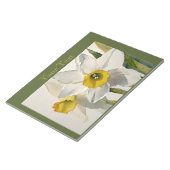 Moderne Iris-Aquarell-Blumen Notizblock (angewinkelt)