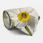 Moderne Iris-Aquarellblumen Krawatte (Gerollt)