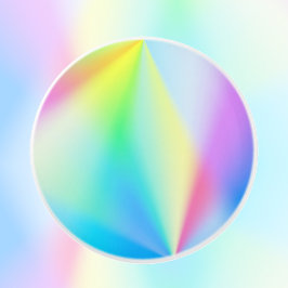 Moderne irisierende pastellfarbene Regenbogenfarbe Keramikknauf