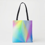 Moderne irisierende pastellfarbene Regenbogenfarbe Tasche (Vorderseite)
