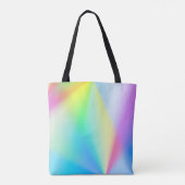 Moderne irisierende pastellfarbene Regenbogenfarbe Tasche (Rückseite)