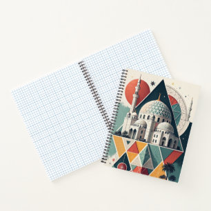 Moderne Islamische Geometrische Kunst Architektur  Notizblock