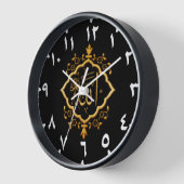 Moderne islamische islamische arabische Wohngestal Uhr (Winkel)