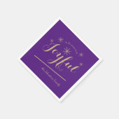 Moderne ist die Jahreszeit, um fröhlich zu sein Ch Serviette (Ecke)