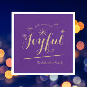 Moderne ist die Jahreszeit, um fröhlich zu sein Ch Serviette