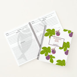 Moderne italienische Figuren und Blätter Familienr Notizblock