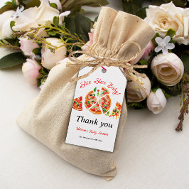 Moderne italienische Pizza Party Slice Slice Baby  Geschenkanhänger