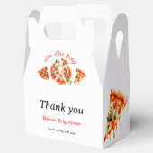 Moderne italienische Pizza Party Slice Slice Baby  Geschenkschachtel (Geöffnet)