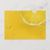 Moderne italienische Sommer-Hochzeitdetails Begleitkarte (Rückseite)