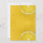 Moderne italienische Sommerhochzeit Einladung (Rückseite)