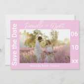 Moderne italienische Sommerhochzeit Save The Date (Vorderseite)