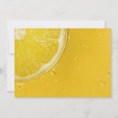 Moderne italienische Sommerhochzeit Save The Date (Rückseite)