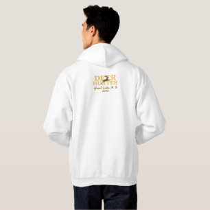 Moderne Jagdhütten personalisieren Hoodie