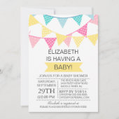 Moderne Jägerblütendusche Einladung (Vorderseite)