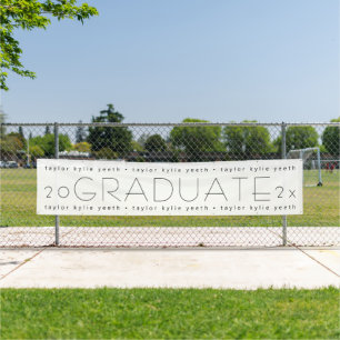 Moderne Jahrgang 2024: Ihr Grad als Graduate Class Banner