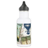 Moderne Jahrgangsreisen Edelstahlflasche (Rechts)