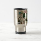 Moderne Jahrgangsreisen Reisebecher (Mittel)