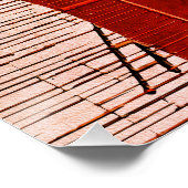 Moderne japanisch Inspirierte Silhouette mit Berri Poster (Ecke)