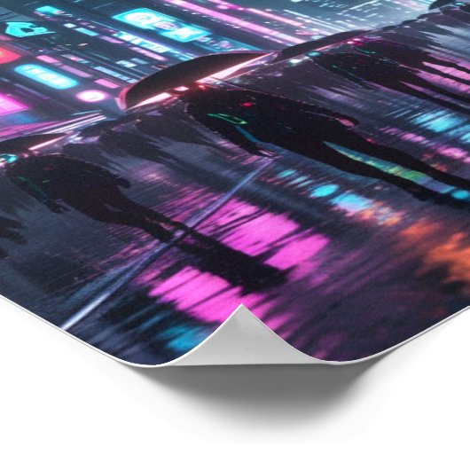 Moderne japanische Zukunft Poster (Ecke)