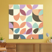 Moderne Jazz-Abstrakt geometrische Formen Leinwanddruck (Insitu (Wohnzimmer))