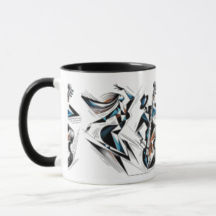 Moderne Jazz-Szene Tasse