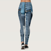 Moderne Jeans Leggings (Rückseite)