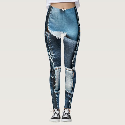 Moderne Jeans Leggings (Vorderseite)
