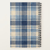Moderne Jeans-Style Texturierte Karos Notizblock (Rückseite)