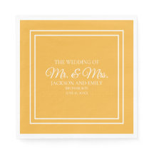 Moderne Jewel Tone Mustard Yellow White Wedding
